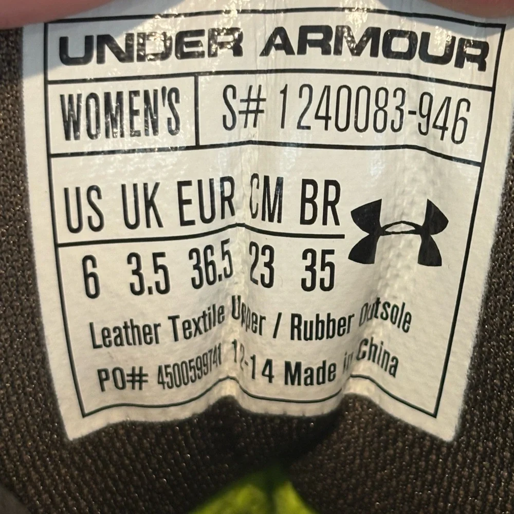 Under Armour Brow Tine Womens sz 6 Hunting Boots 800 Gram Gore-Tex Camouflage - Picture 9 of 9